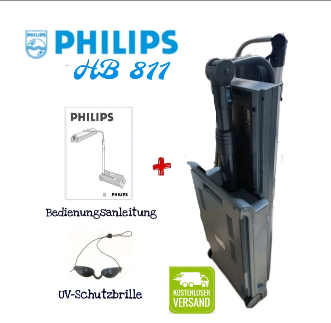 PHİLİPS HB 812 mobile Sonnenbank Solarium Ganzkörperbräuner klappbar kompakt