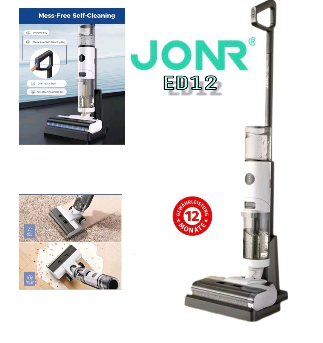 JONR ED12 Nass/Trockensauger Staubsauger Akku Sauger mit Selbstreinigung AUSSTELLUNGSSTÜCK